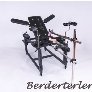 Large BDSM Sex Chair with Machine Open Leg Spreader Restraint Frame for Couples - Picture 1 of 21