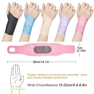 1X Carpal Tunnel Wrist Brace Hand Brace Wrist Support Sports Wristband Women Men - Picture 1 of 15