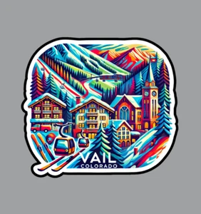 Imán de nevera Vail Colorado - Imagen 1 de 5