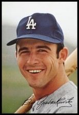 1971 Ticketron Bill Grabarkewitz - Los Angeles Dodgers Player of the Week - EX