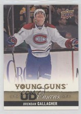 2013-14 Upper Deck UD Canvas Young Guns Brendan Gallagher #C93 Rookie RC