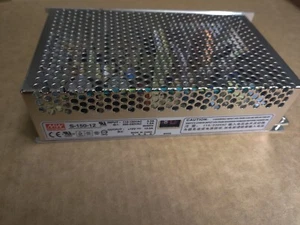 MEAN WELL S-150-12 AC to DC 12VDC 150W 12.5A POWER SUPPLY - Picture 1 of 4
