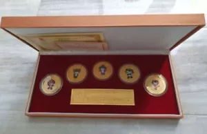 5 Medaille Münze Olympische Spiele 2008 in Peking - Bild 1 von 4