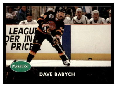 1991 Parkhurst  #187 Dave Babych - Vancouver Canucks - Image 1 of 2