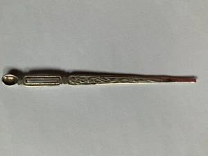 Rare Silver Sewing Bodkin& Earspoon. - Picture 1 of 5