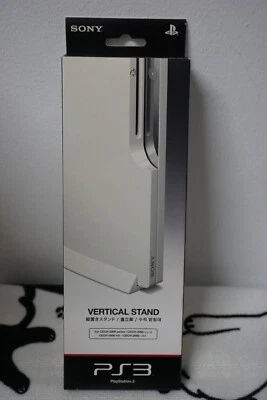 Soporte vertical delgado oficial Playstaion 3 *blanco cerámica* PS3 Sony CECH-ZS1 Foto 1 de 4