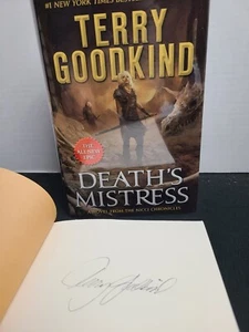Goodkind, Terry Death's Mistress signiert US HCDJ 1./1. NEU HCDJ Fantasy Epic - Bild 1 von 10