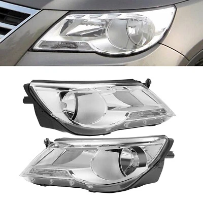 Pair Headlights Headlamp for 2009-2011 Volkswagen Tiguan Left+Right Side - Изображение 1 из 4