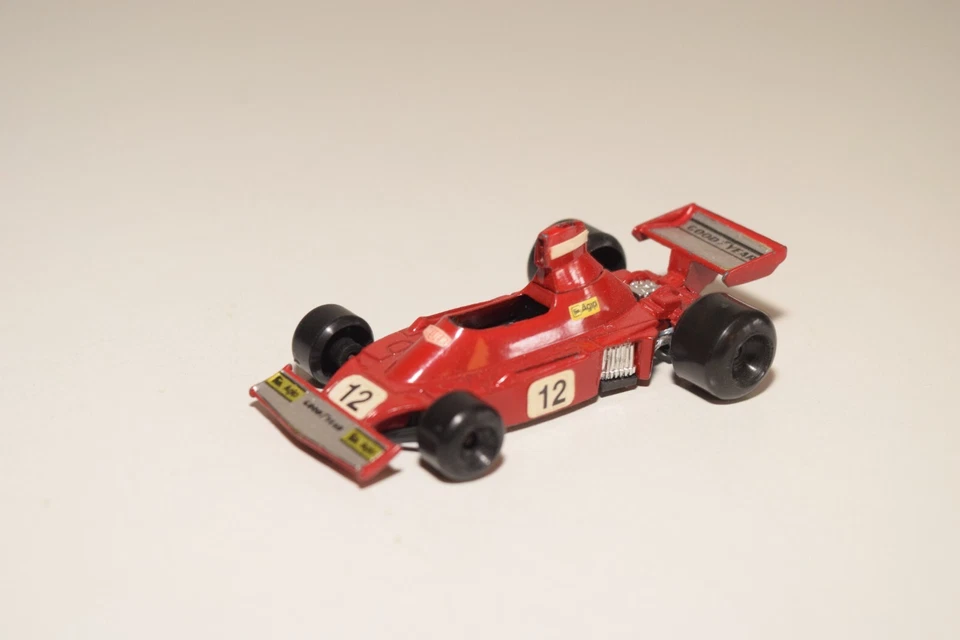 V 1:55 POLITOYS RJ2 RJ 2 FERRARI 312 B3 74 F1 AUTO DA CORSA ROSSA OTTIME COND... - Immagine 1 di 4