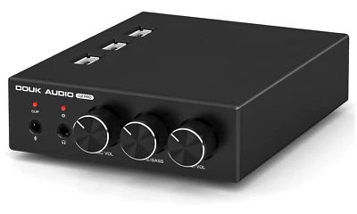 Mini Stereo Gaming DAC with MIC/USB/OPT IN Headphone Amplifier Audio Adapter Amp - Image 1 of 4