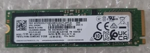 Fast Samsung SSD 512GB PM981a PCIe NVMe M.2 2280 Soild state MZ-VLB512C Dell - Afbeelding 1 van 1