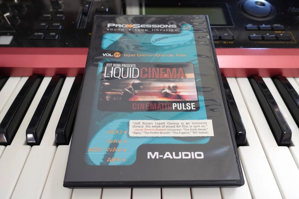 RAR :: M-Audio ProSessions Vol. 27 - Liquid Cinema // Acid / Wav + Rex2 + Aiff - Bild 1 von 1