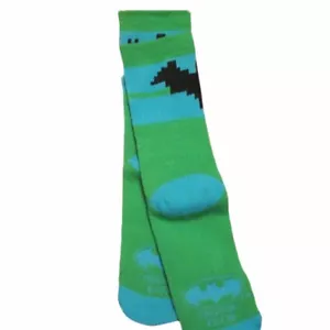 Nuevos calcetines Funko DC Comics de 8 bits de Batman verdes y azules para adultos - Imagen 1 de 4