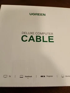 UGREEN 4k hdmi cable with ethernet 16ft cable, black for tv,notebook,monitor.... - Picture 1 of 5
