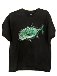 Sumofish Craps Fish Table Rare Black 2012 T-shirt Size Large - Picture 1 of 8