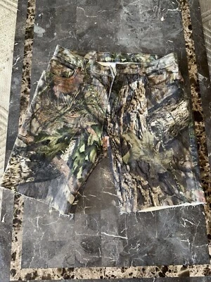 Vintage Mossy Oak Rustic Ridge Jean Shorts Camo - Image 1 of 4