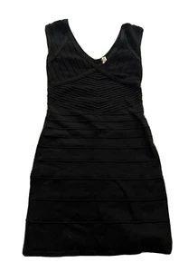 Tricot Joli Size M Sweater Dress Bodycon Length 30” V Neck Rayon Blend #ST30 - Picture 1 of 4