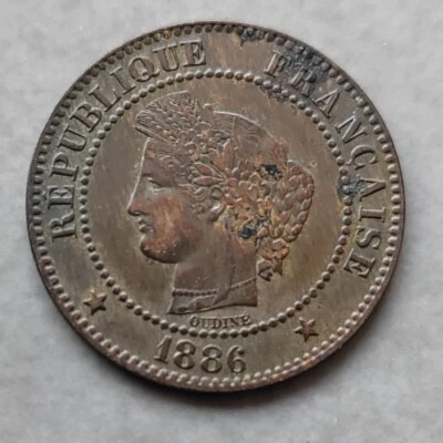 Cérès 2 Cents 1886 Paris - Image 1 of 2