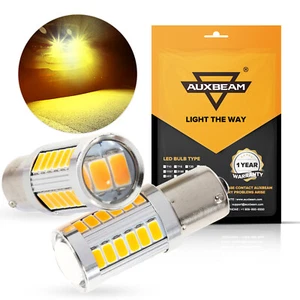 AUXBEAM 1156 7506 LED Bulbs Front Turn Signal Light for Toyota 4Runner 2006-2013 - Picture 1 of 12
