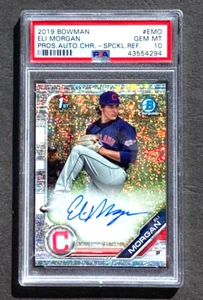 2019 Bowman Chrome Eli Morgan Speckle Refractor Auto 168/299 PSA 10 Guardians RC - Bild 1 von 2