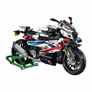 Building Blocks Set MOC Speed Racing Motorcycle Brick DIY Model Kids Toys 672004