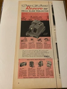 Vintage 1955 Rever 888 35mm Slide Projector ad - Picture 1 of 1