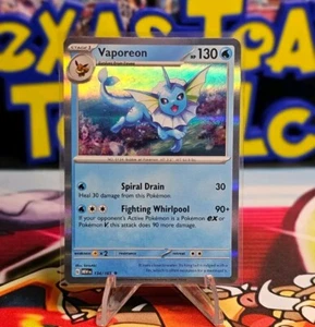 Vaporeon 134/165 - GCC Pokémon Scarlatto e Viola 151 - Nuovo di zecca - olografo raro - Foto 1 di 1