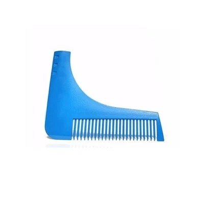 PETTINE CURVO PER LA BARBA  BARBIERE MODA UOMO PRECISIONE BAFFI BASETTE ORDINATO - Immagine 1 di 4