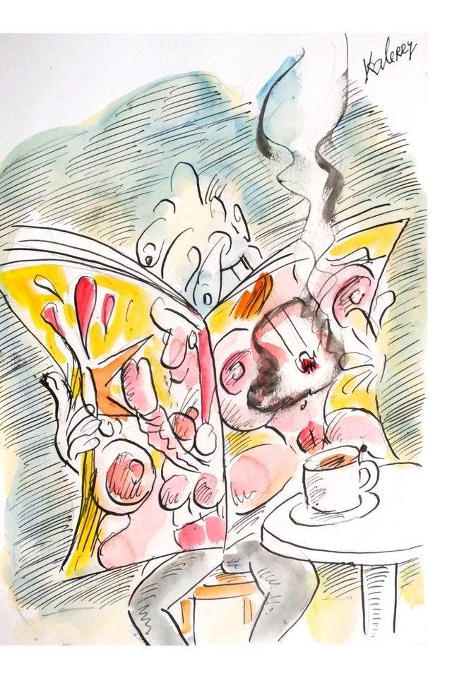 Zeichnung, Original - Bild 1 von 1