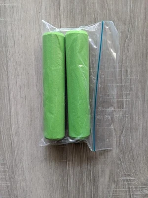 Empuñaduras de bicicleta ESI MTB - verdes 50 gramos, 100 % silicona NOS Foto 1 de 2
