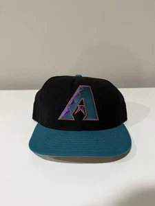 Vintage Arizona Diamondbacks Hat Cap Fitted Mens 7 1/4 MLB Baseball New Era 90s - Picture 1 of 6