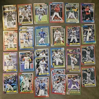 Paquete de insertos cromados plateados Topps Update Series 2025 completa el conjunto que elijas: Foto 1 de 4