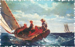Breezing Up a Fair Wind (350 Piece Wooden Jigsaw Puzzle) - Picture 1 of 6