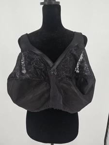 Glamorise Bra 56D Black Magic Lift Full Coverage Soft Cup Bra Style 1000 - Picture 1 of 5