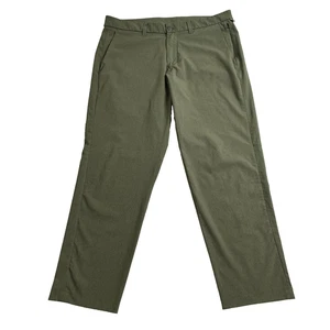 Pantalone Lululemon Commission uomo 36 verde oliva modello griglia utility gamba dritta - Foto 1 di 15