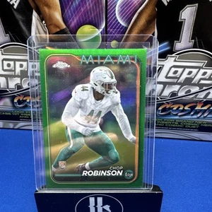 2024 Topps Chrome - Rookies Chop Robinson #225 Green Refractor /99 (RC) - Picture 1 of 2