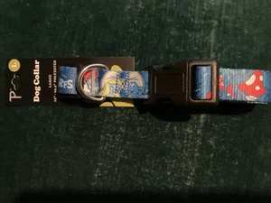 BNWT New Dog Collar - The Smurfs - Large - 15-23.5” - Blue - Picture 1 of 4