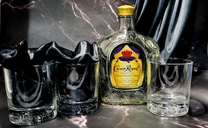 3er Set Lowball oder "Rocks" Crown Royal Whisky Gläser - Bild 1 von 13