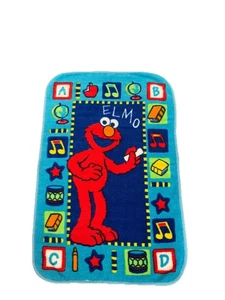 RARE Sesame Street Elmo Chalk Chalkboard Blanket Fleece Toddle Throw Star Book - Picture 1 of 4
