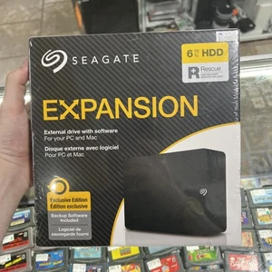 NEW SEAGATE EXPANSION 6 TB HDD EXTERNAL DRIVE - Factory Sealed - FAST SHIPPING - Photo 1/6