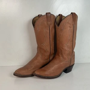 Vintage Dan Post Herren Elchhaut Cowboystiefel 8 D Hergestellt in den USA - Bild 1 von 23