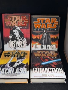 Star Wars Schicksal der Jedi Hardcover 4 Lot Abyss Apocalypse Backlash Conviction - Bild 1 von 16