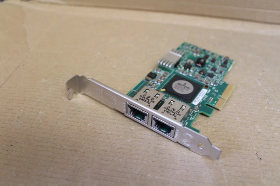 DELL Netzwerkkarte 0G218C G218C DUAL PORT 10/100/1000MBPS PCI-Ex4 2xRJ45 - Bild 1 von 4