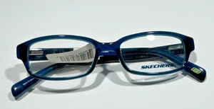 Skechers Jugend Brille Blau Rechteckig Gestell SE1127-1 090 46 15 130 - Neu - Bild 1 von 7
