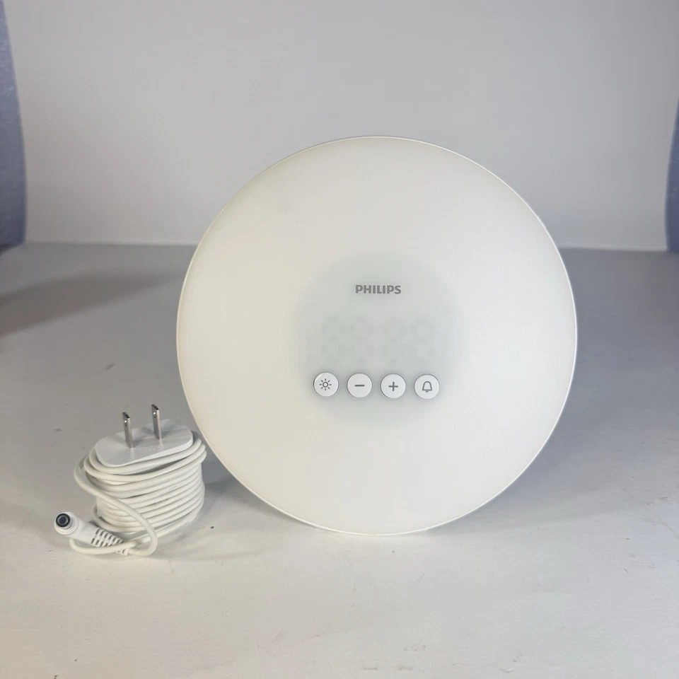 Philips Wake-Up Light Alarm Clock Simulation Sleep Therapy HF3500 with powerCord - Image 1 of 4