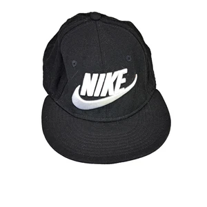 Gorra Nike Snapback Sombrero con Logo Bordado, Ajustable Talla Única, Algodón Negro - Imagen 1 de 6