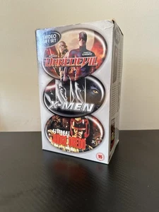 Tripple Box Set VHS Judge Dredd Daredevil X-men VHS all still sealed - Picture 1 of 9
