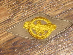 seconda guerra mondiale, scarico onorevole (cachi), patch, set di 2, nuovo vecchio stock - Foto 1 di 2