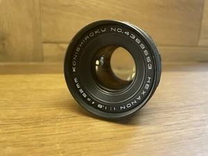 *Rare Konica F Mount : Almost Mint* Konica Hexanon 52mm F/1.8 Standard Lens /JP - Picture 1 of 9