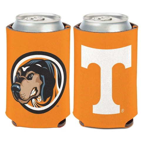 Tennessee Volunteers 12oz Two Sided Can Cooler [NEW] Coozie Koozie Beer Drink Cover
